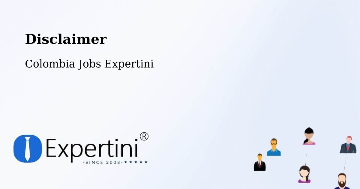 Disclaimer – Cota - Colombia Jobs Expertini